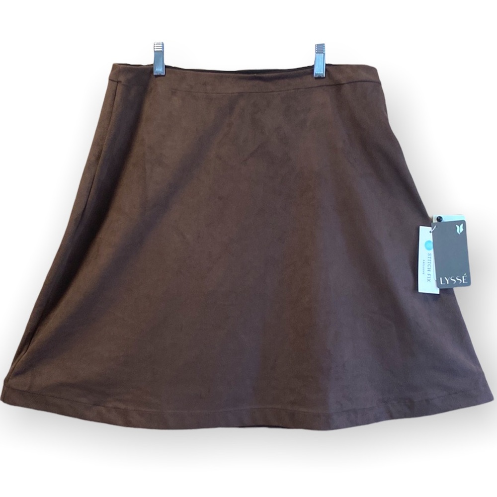 Lyssé Stitch Fix Exclusive Pull On Faux Suede Skirt